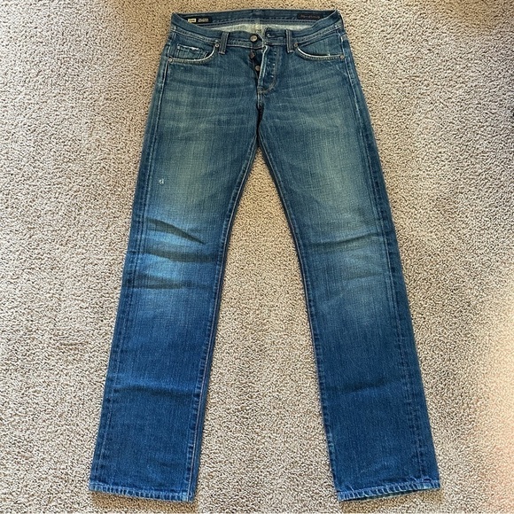 Citizens of Humanity Men's Evans Relaxed Button Fly Jeans Style Waist 31” approx - Picture 1 of 15